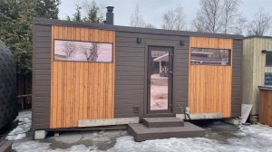 Каркасная баня Дипломат 6х2,5м