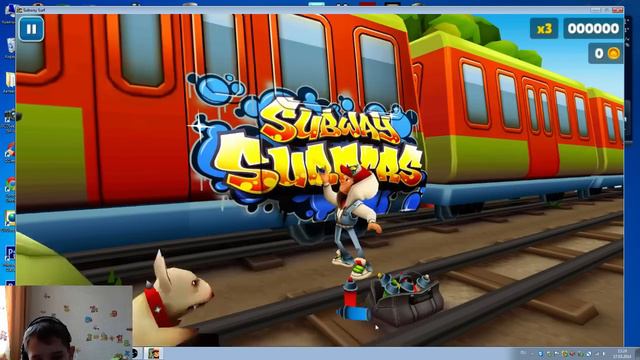 Let's play Subway surf #1 Играем в Subway surf #1 смотреть онлайн