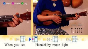 Keiko's Ukulele Lesson : Singing Hawaiian "Hanalei Moon"