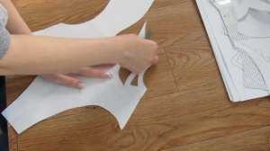 Построение выкройки юбочки для купальника        #3