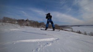 На крыльях ветра: очарование зимнего кайтинга