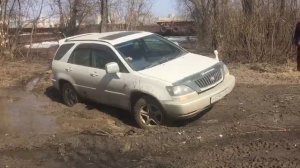 Тойота Харриер с дифференциалом torsen t1, было установлено, что все время гребли оба задние колес