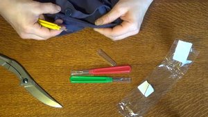 Посылка из Китая № 220 Вскрыватель швов на одежде(вспарыватель)