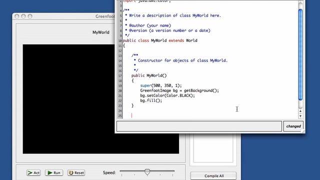 Making Backgrounds (Part 4 of 4) (Greenfoot programming) смотреть онлайн
