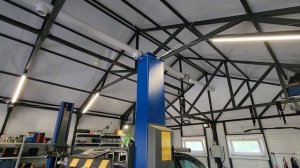 Вентиляция и отопление  в гараже. В гостях у клиента через 2 года