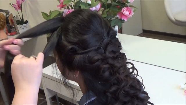 Свадебная прическа смотреть онлайн