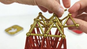 The Tokyo Tower made of magnets | Magnetic Games