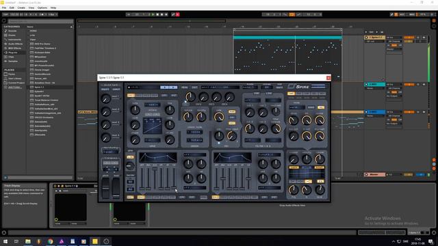 Euphoric Hardstyle Lead using Spire in Ableton Live 9 смотреть онлайн