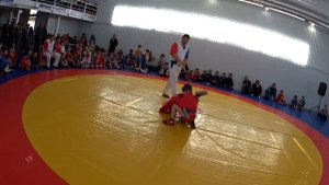 Схватки Витязей на соревнованиях по СамБО