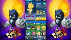 Sonic Forces Mobile: Slugger Sonic, Darkspine, Moive Sonic & MS Sonic Horrible Battles Gameplay