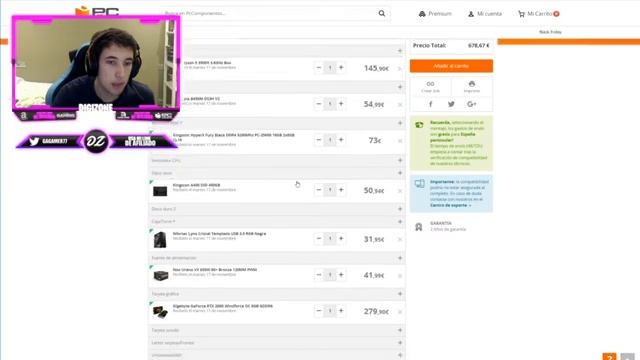 ⚠️BLACK FRIDAY⚠️ Presupuesto PC Gaming - Día 1 EN DIRECTO смотреть онлайн