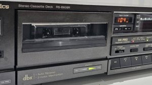 Кассетная дека Technics RS-B608R Auto Reverse DBX HX PRO Cassette HiFi отдельная.-Япония-1988-1989-г