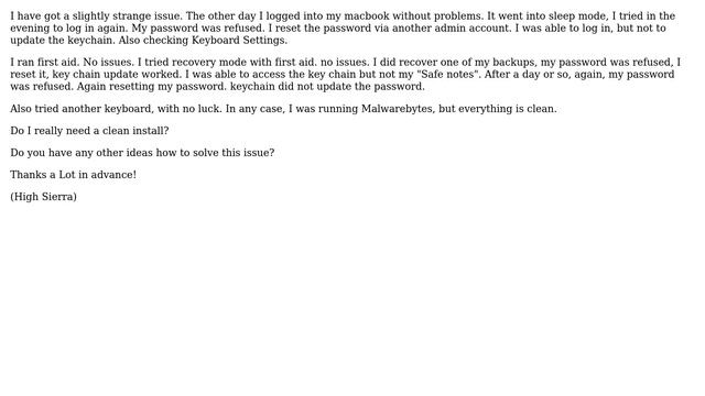 Apple: Admin Password refused смотреть онлайн