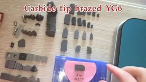 carbide tip brazed tool YG6 A20