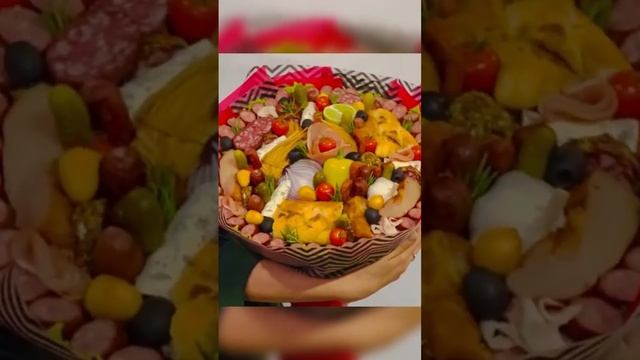 Мужской букет из колбасы #букетмужчине #букетназаказ #букетмосква #деньотца #подарокмужу