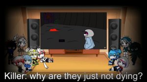 (Old) Sans AUS React to Mirrored Insanity | (Dust!Sans vs Insanity!Sans) | (Requested)