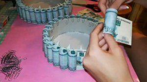 Торт из купюр. Мастер Класс