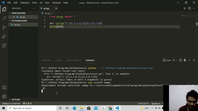 27 How to Install Numpy module in Python Hindi