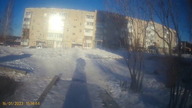 Видео за 16.01.2023 года Еду в сторону Гагарина вид задней камеры смотреть онлайн