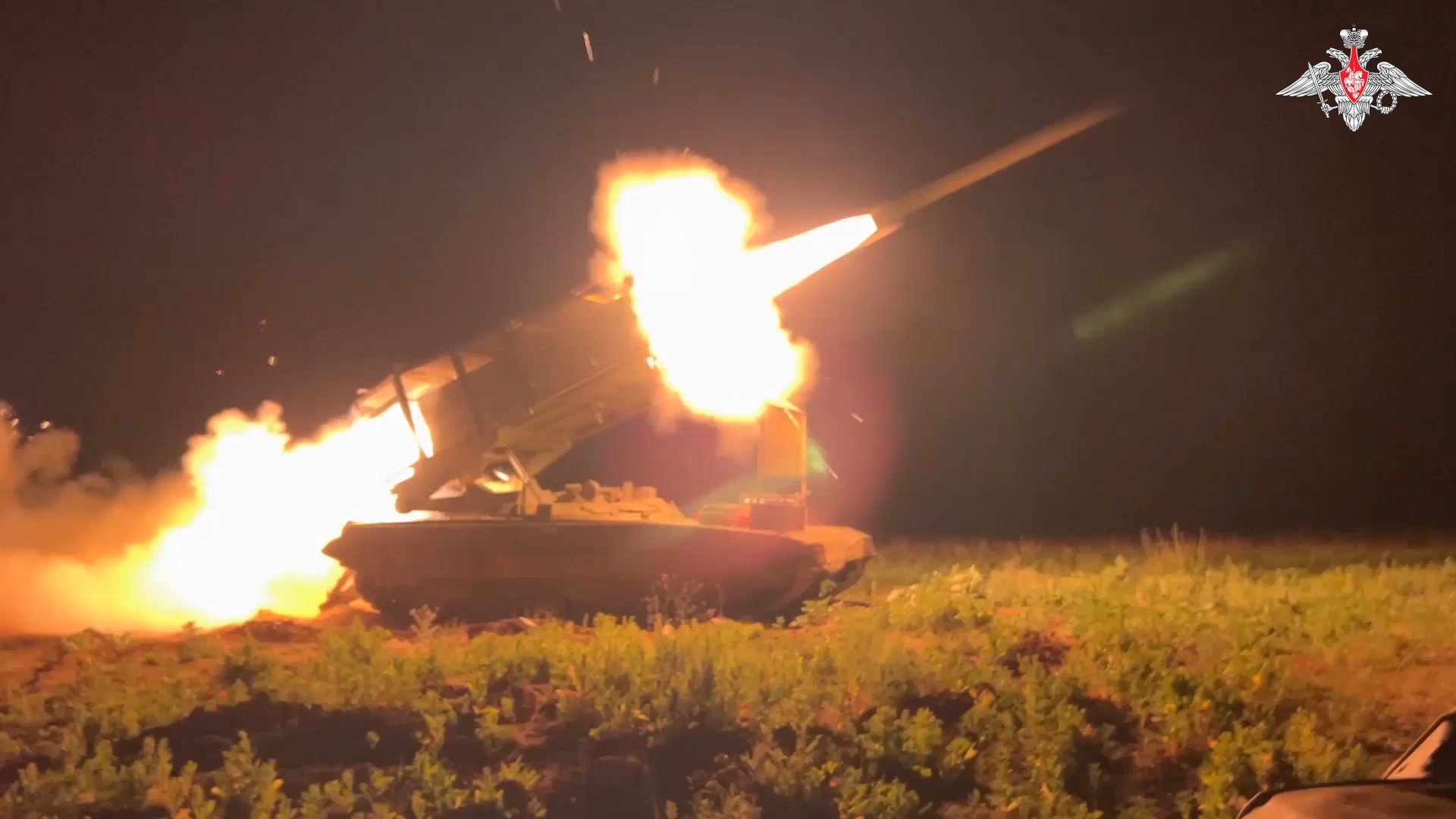 Боевая работа расчета ТОС-1А «Солнцепек»