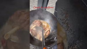 Бараньи ножки в казане / Lamb in cauldron