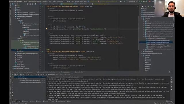Тестирование Consumer Driven контрактов с использованием Spring Cloud Contract смотреть онлайн