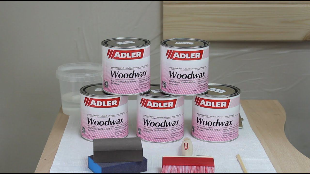 Воск на водной основе для деревянного дома ADLER Woodwax