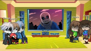 Undertale Reacts To Papyrus Sans And Gaster Vs Betty (Glitchtale)