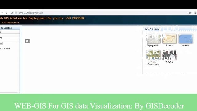 GIS, WEB-GIS, Python, R , JavaScript and Database