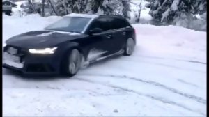 AUDI QUATTRO RS7, RS6, RS4 Snow Drifiting