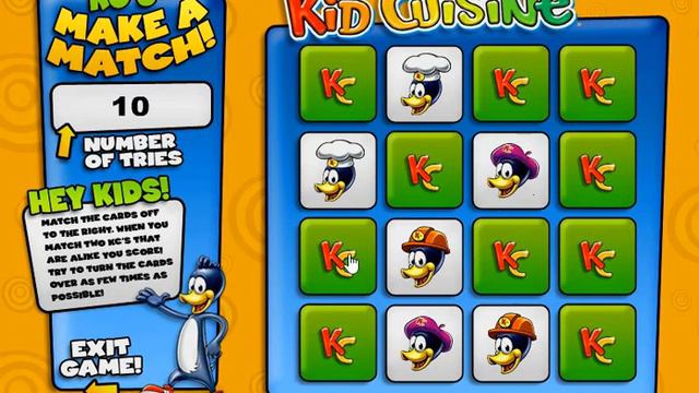 Kid Cuisine KC's Make A Match (2006 PC Game) смотреть онлайн