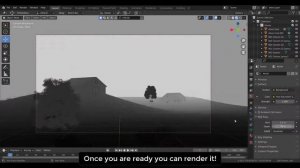 Render Mist Pass/Depth Map in Blender