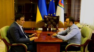 Встреча губернатора с главой милиции Одесской области
