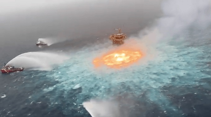 В Мексиканском заливе вспыхнул подводный пожар
#GulfofMexico #underwaterfire #Pemex