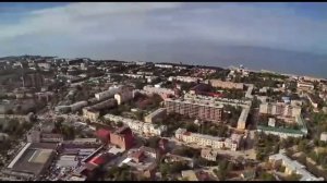 Каспийск с высоты птичьего полета.