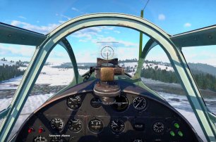 Бой на советском легком бомбардировщике Су-2 МВ-5 в симуляторном режиме, War Thunder.