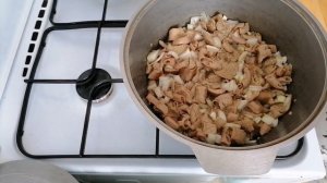 Требуха с макаронами