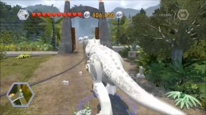 LEGO Jurassic World - Indominus Rex Free Roam Gameplay [HD]