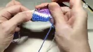 Красивый плед из остатков пряжи