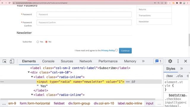 Part 11 - Automate Registration Flow in Cypress ||  Handle Radio Buttons, Check Box, Enter Text