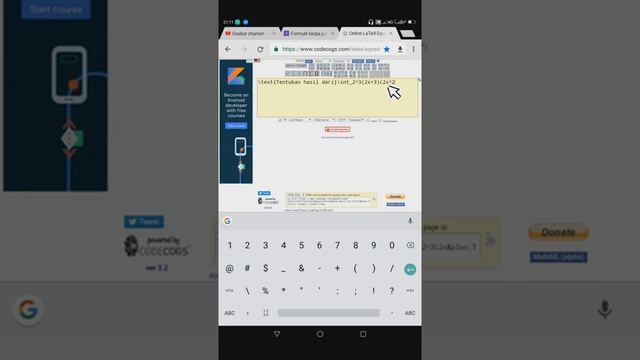 Cara Membuat Soal Matematika Menggunakan Google Form смотреть онлайн