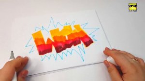 ГРАФФИТИ - WOW (ВАУ)  !!! КАК НАРИСОВАТЬ? !!! урок граффити graffiti