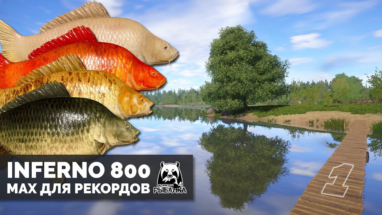 Русская Рыбалка 4 - Стрим INFERNO 800 Самые прочные маховые удочки смотреть онлайн