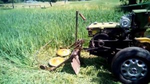 Усовершенствование роторной косилки от мотоблока для минитрактора !!! (часть 2)