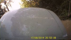 Дорога на Бесов нос, чуть не легли на бок...