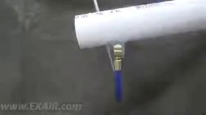 Демонстрация работы кольцевого воздушного ножа Air Wipe от EXAIR