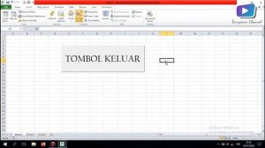 CARA MEMBUAT COMMAND BUTTON KELUAR DENGAN SCRIPT VBA EXCEL MACRO