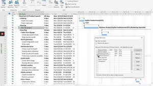 MS Project Tutorial #3 - Creating and assigning work resources, resolving over-allocated resources