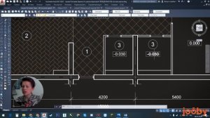 Урок "План полов" из курса «AutoCAD для Дизайнеров интерьера» (2021, Udemy)