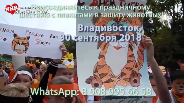 NHR ♥ Приглашение к участию в шествии на День Тигра 2018